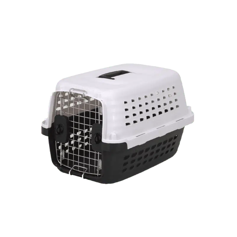Compass Pet Kennel Black & White