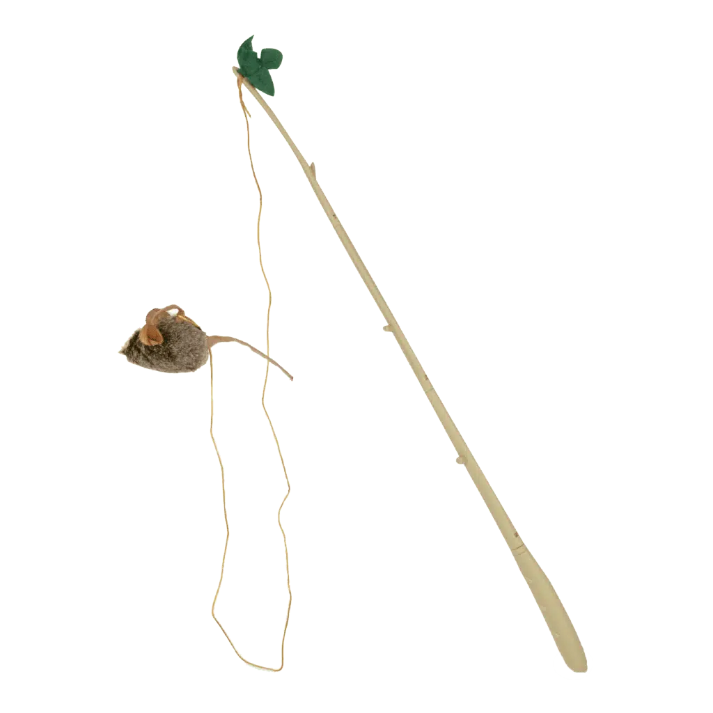 OurPets Play-N-Squeak Dangle Mouse Wand