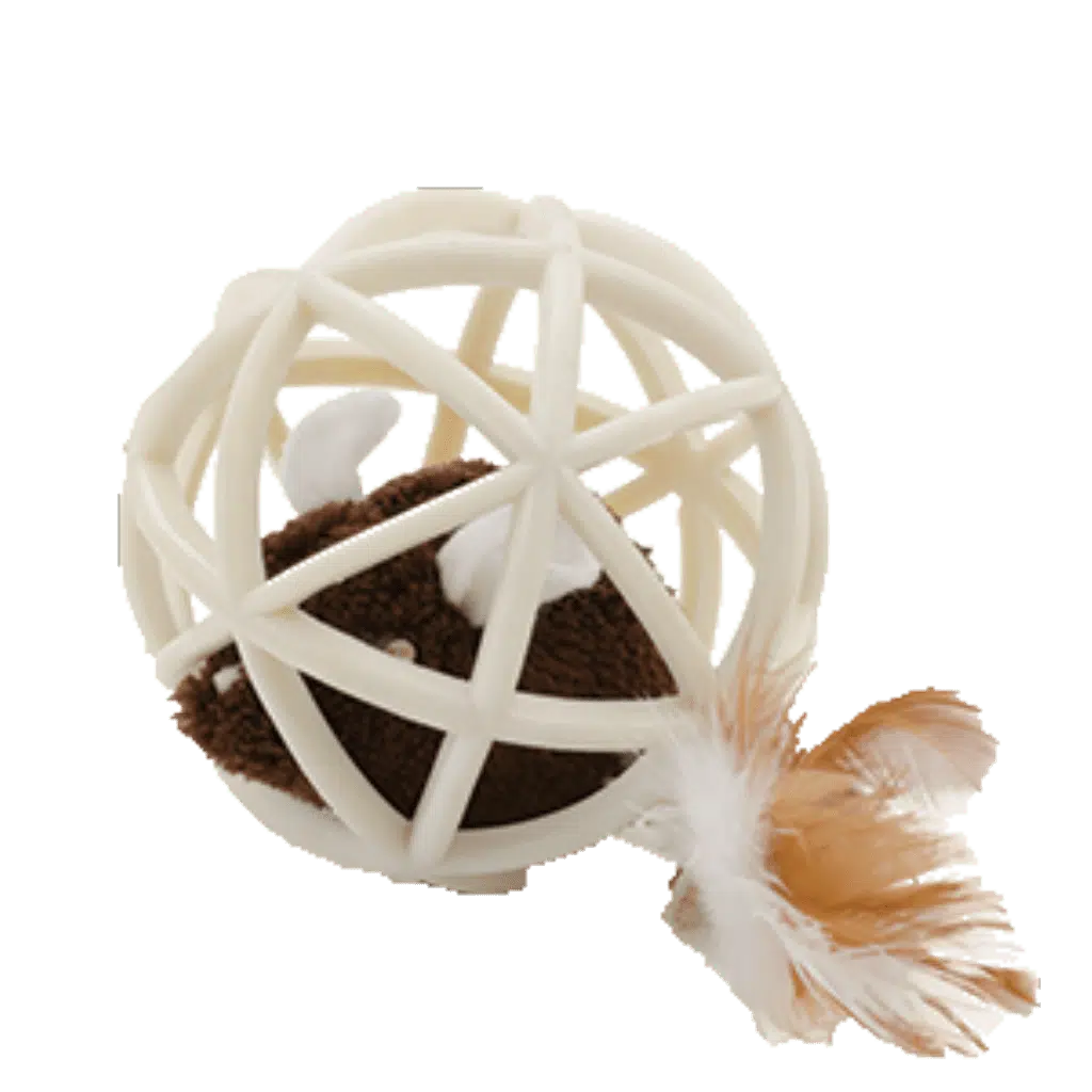 OurPets Twinkle Mini Ball of Furry Fury Cat Toy